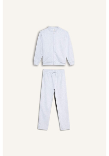 Defacto Erkek Çocuk 2li Takım Bomber Hırka Eşofman Altı F2491a825augr157 Gri Defacto Erkek Çocuk 2li Takım Bomber Hırka Eşofman Altı F2491a825augr157 Gri