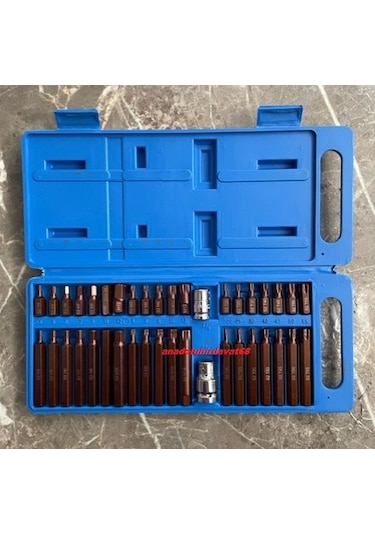 Dmr S2çelik 40parça Otomotiv Seti Bits Uç Seti Kalın Alyan Tork Seti Takımı