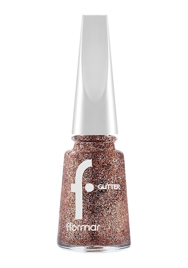 Flormar Glitter Yarı Transparan Parlak Bitişli Simli Oje GL43