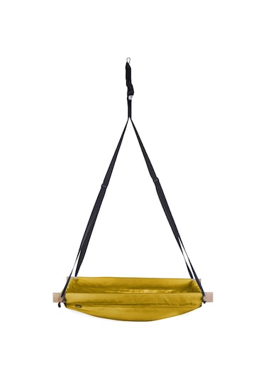 Bundera Flow Sarı Ahşap Yaylı Zıpzıp Hamak Beşik Hoppala