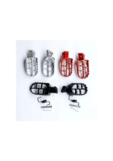 Chuangyinshop Siyah Dirt Bike Için Ayak Pedalları Crf50 Crf70 Crf80 Crf100f Xr50r Motorcycle Ayaklık