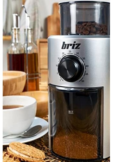 Br742 Zaman Ayarlı Kahve Değirmeni Kahve Öğütücü Siyah