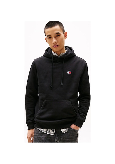 Tjm Reg Badge Hoodıe Ext-8557 Black