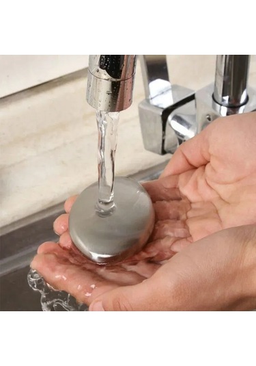 Kangvka Inox Çelik Sabun: El Koku Giderici, Sarımsak Soğan Balık Koku Temizleyici, Mutfak/banyo Gereci