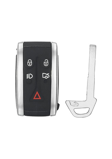 5 Düğmeli Araba Uzaktan Anahtar Kapağı Jaguar X Xf Xk Xkr İçin Dayanıklı Araba Anahtarları Kılıfı