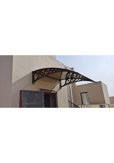 Yapısan Plastik Ayak 6Mm Levhalı Pratik Sundurma 100X100 Cm Gri