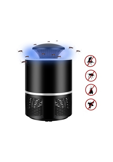 Geeroyoo "uv Işık Ve Fanlı Sivrisinek Öldürücü - 40m² Etkili, Kimyasalsız, Usb Güçlü, Bebekler İçin Güvenli" Siyah