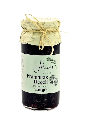 Alaçatı Naturel Frambuaz Reçeli Doğal Meyveli Katkısız Reçel 300 G