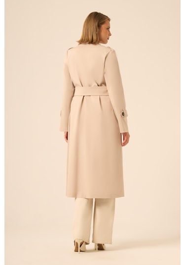 Ftz Women Kadın Trenç Kaban Beige 31211 Beige
