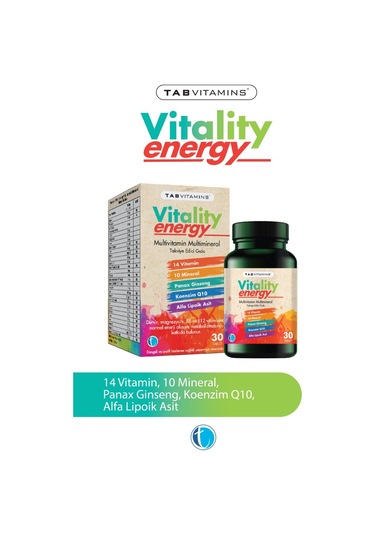 Tabvitamins Vitality Energy  30 Tablet