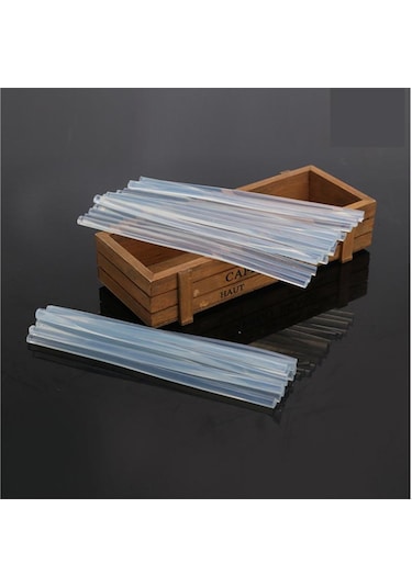 Mühür Mumu Çubuk Sıcak Tutkal 11mm x 30cm 4 lü  Transparan Şeffaf