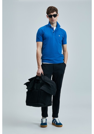 Lufian Erkek T Shirt 111040206s2 Beyaz-saks Beyaz - Saks