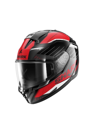 Shark Rıdıll 2 Bersek Kask Beyaz Kırmızı Siyah