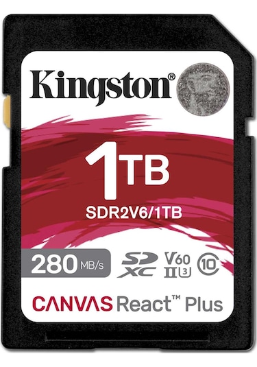 Kingston SDR2V6 Canvas React Plus V60 1 TB SD Hafıza Kartı