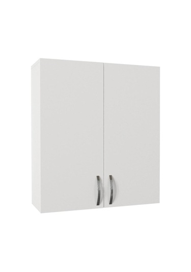 Dekorister Benito Çamaşır Makinesi Üst Dolabı Beyaz Çok Renkli