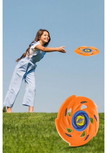 Frizbi Fırlatma Diski 5-li Set 24 Cm Bahçe Plaj Kumsal Oyuncağı