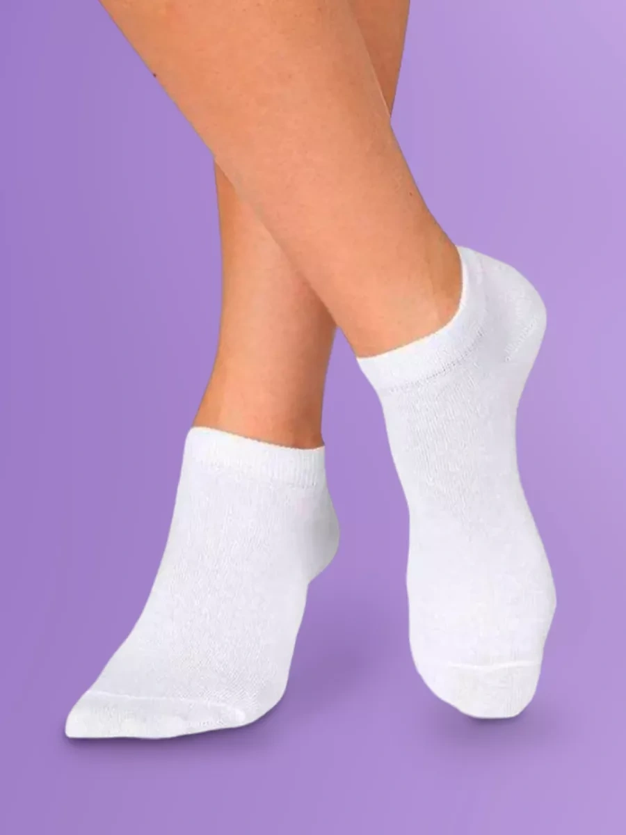 Alevtex Beyaz Düz Renk Çorap Seti 10 Ad 149450430 Beyaz