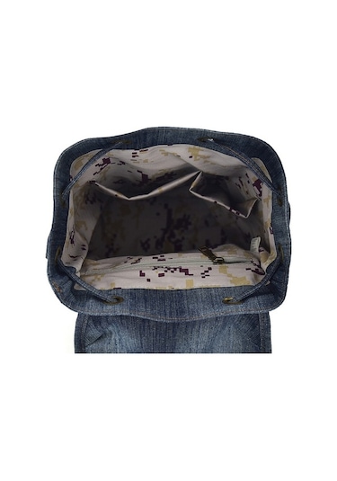 D9006 Çok Amaçlı Kot Sırt Çantası 001 40g Geo Black