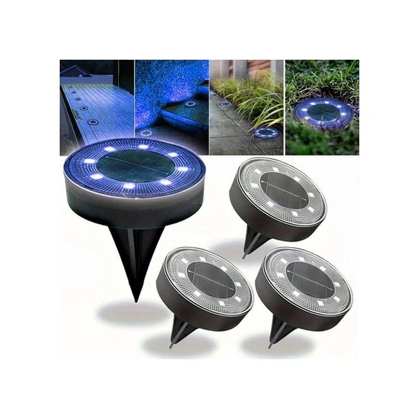 Trendooze Sunshine022 Mavi 4 Adet Solar Bahçe Led Aydınlatma Lambası Ip68 Su Geçirmez Mavi