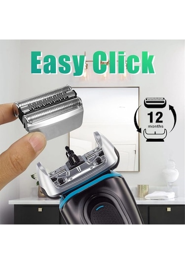 Joyhub Braun S8 Elektrikli Tıraş Makinesi Yedek Başlık Gümüş Tıraş Makinesi Yedek Başlığı Tsjhlx