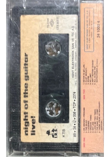 Plak Değildir Kaset Tir Kaset Night Of The Guitar Live Kaset