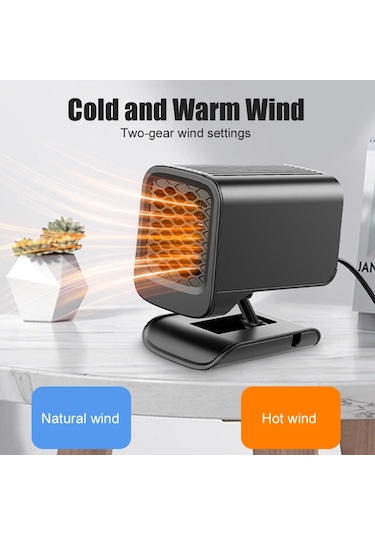 12v Araba Katlanır Isıtıcı Kış Ön Cam Ön Cam Buz Çözme Isıtıcısı 9729