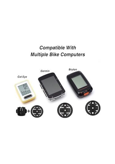 Vkemall Gub 692 Siyah Karbon Fiber Bisiklet Kodu Tablosu Tutucu: Hafif, Dayanıklı, Garmin/cat Eye/bryton Desteği, Kolay Kurulum Siyah