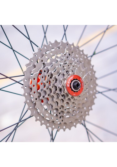 Geeksen Alüminyum Çelik 8 Vites Dağ Bisikleti Çarkı 11-40t 24v Hızlı Kaydırma 405g Gümüş Çok Renkli