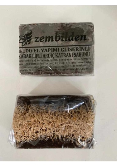 Zembilden Ardıç Katranı Lifli Bitkisel Sabun 3 x 120 G