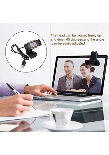 Mikrofonlu 1080p Hd Webcam, 110 Derecelik Geniş Görünüm Açısıyla Akışlı Bilgisayar Web Kamerası, Görüntülü Arama Kaydı Konferans İçin Usb Pc Webcam
