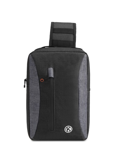 Jeemson Bisiklet Ve Göğüs Çantası - 2'de 1 Pratik Taşıma Çözümü Siyah