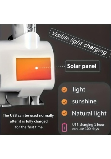 Bosphorusboutique02 4 Yuvalı Beyaz Diş Fırçası Uv Dezenfeksiyon Cihazı, Duvara Monte Akıllı Diş Macunu Dispenseri, Şarj Edilebilir Pilli Banyo Aksesuarları Beyaz