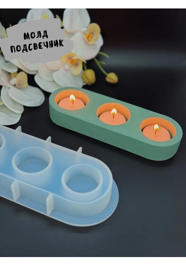 Galinacandles Alçı İçin Silikon Kalıp Klyapka Mumluk 309289783