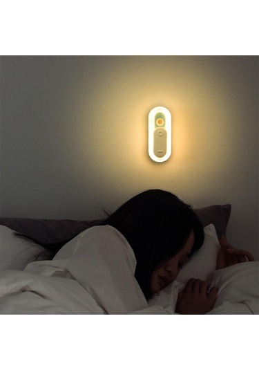 Homyl Led Pır Hareket Sensörü Gece Işığı Lambası Yeşil Yeşil Çok Renkli