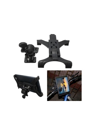 Joyhub 3 Inç-7 Inç Tablet Için 3x Müzik Mikrofon Standı Tutucu Dağı 2 3 5 Tab 7 Siyah Vantuzlu Se0u94