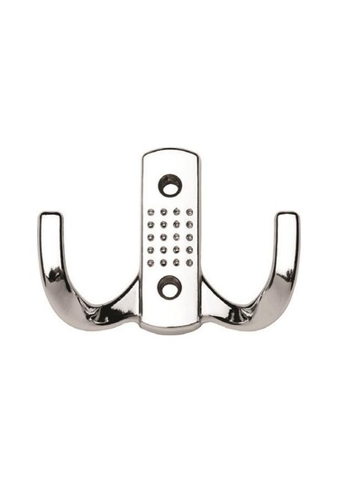 Krom Kaplama Noktalı vestiyer Askısı 2 Li