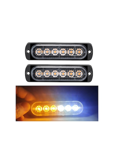 Suofeng 12-24v Led Acil Durum Işık Barı - 16 Modlu, Ip65 Su Geçirmez, 50.000 Saat Ömürlü