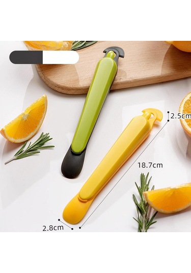 Suntek Magideal Taşınabilir Mutfak Gadget Meyve Kesici 2 Adet Sarı