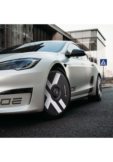 Haloblk Halodısc 2 X-factor - Tesla Model Y - 19 İnç Aerodinamik Siyah Jant Kapağı - 4 Adet