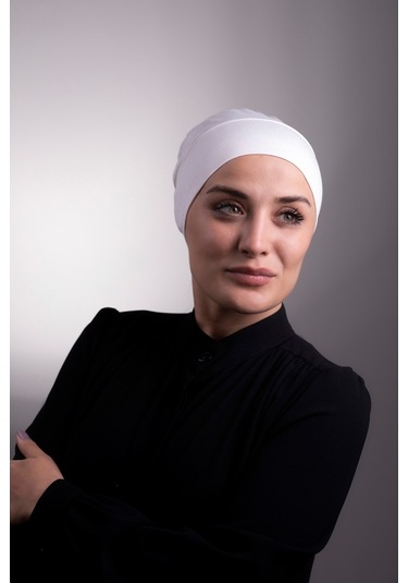 Krem Pratik Hazır Geçmeli Iç Bone Viskon Kumaş Dikişsiz 3003_40 Krem