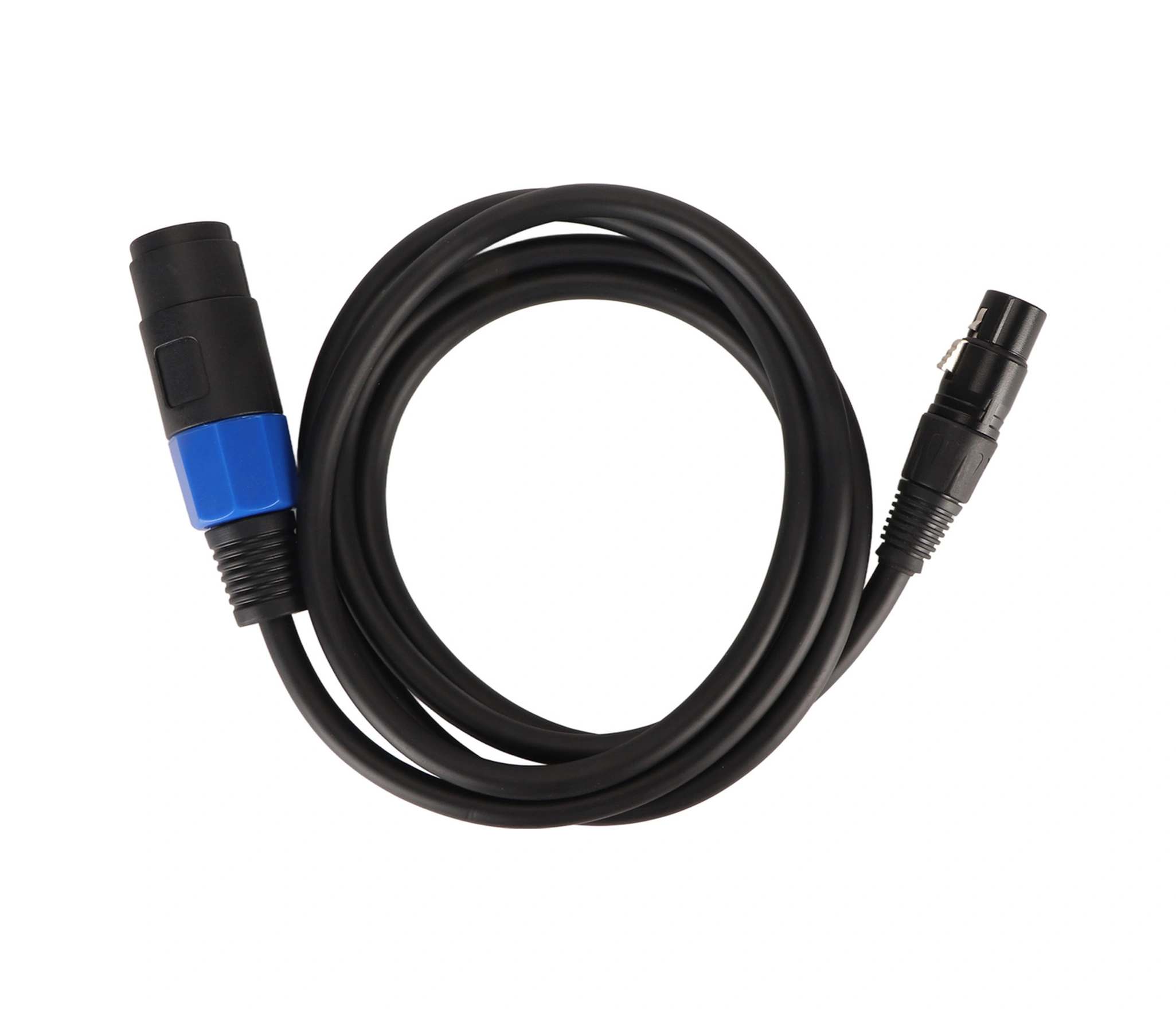 Vkemall Profesyonel Speaker Kablosu: Speakon Dişi - Xlr Dişi, 1.8m Uzunluk, Dj/stage/pa Sistemi, Hifi Ses Aktarımı