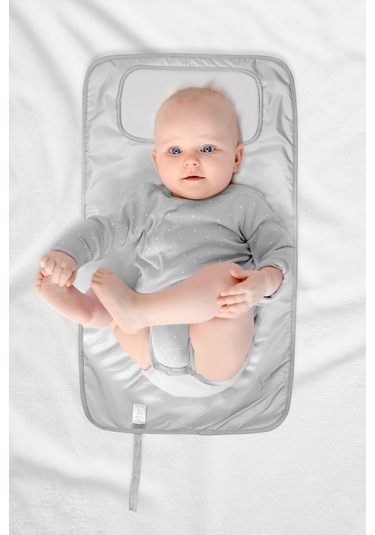 Anne Bebek Bakım Örtüsü Alez Yenidoğan Alt Açma Değiştirme Fox Organizer Pedi Minderi Çift Taraflı