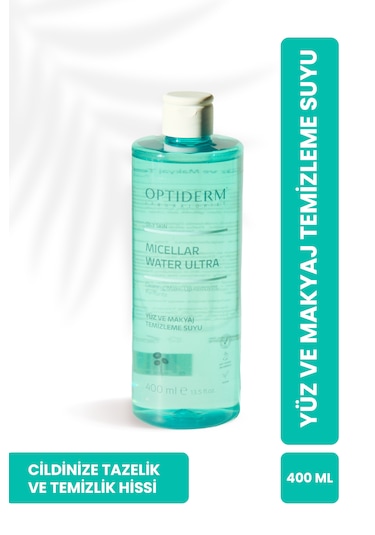 Optiderm Micellar Yüz Ve Makyaj Temizleme Suyu 400 Ml