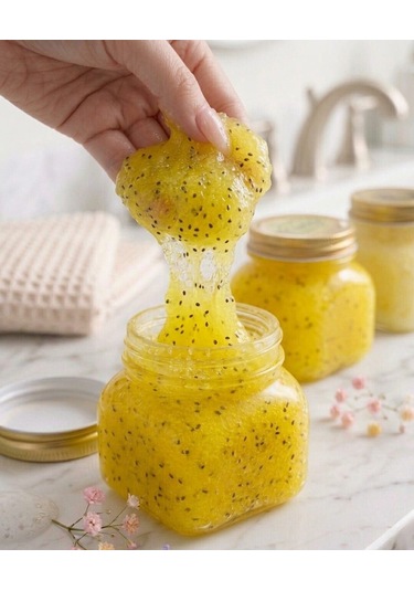 Hollywood Glow Sugar Scrub Body Butter Keshlee Farm Şeker Peelingi Sarı