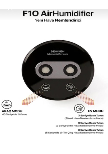 Iq Elektronik Summer F10 H2o Humidifier 380 ML Hava Nemlendiricisi