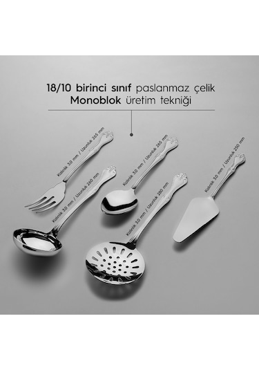 Nehir Lalezar Sade 12 Kişilik 89 Parça Kutulu Çatal Kaşık Bıçak Takımı