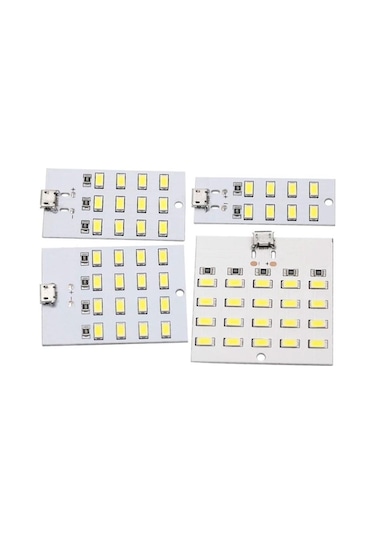 1 Adet Aydınlatma Paneli Mobil Işık 430ma 470ma 5730 Smd 5v, Seçenekler: 12 Led