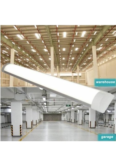 Led Yatay Bant Armatür Beyaz Işık 120 Cm 4 Adet