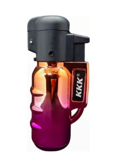 Turbo Torch Tek Pürmüz El Bombası Çift Renk Çakmak Çok Renkli