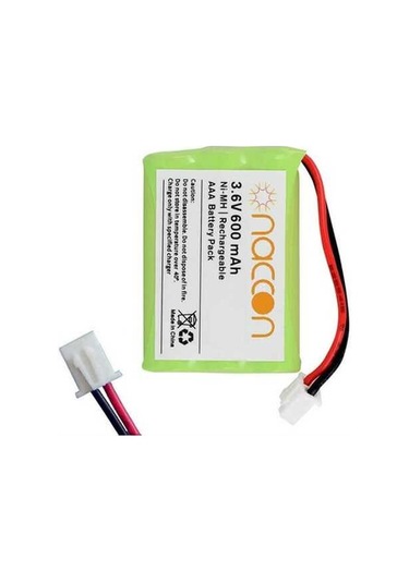 Naccon 3.6v 600mah 3xaaa Ni-mh 3lü Grup Telefon Pili